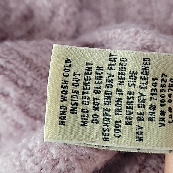 LL BEan Cozy Cloud Sweater Quarter Zip wool blend womens XL - Picture 7 of 7